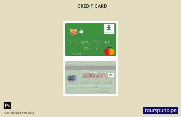 lista para imprimir la plantilla mastercard del Eden Commercial Bank de Sudán de